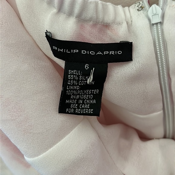 Vintage Y2K Philip DiCaprio Silk Polka Dot Halter Midi Dress - Picture 7 of 7